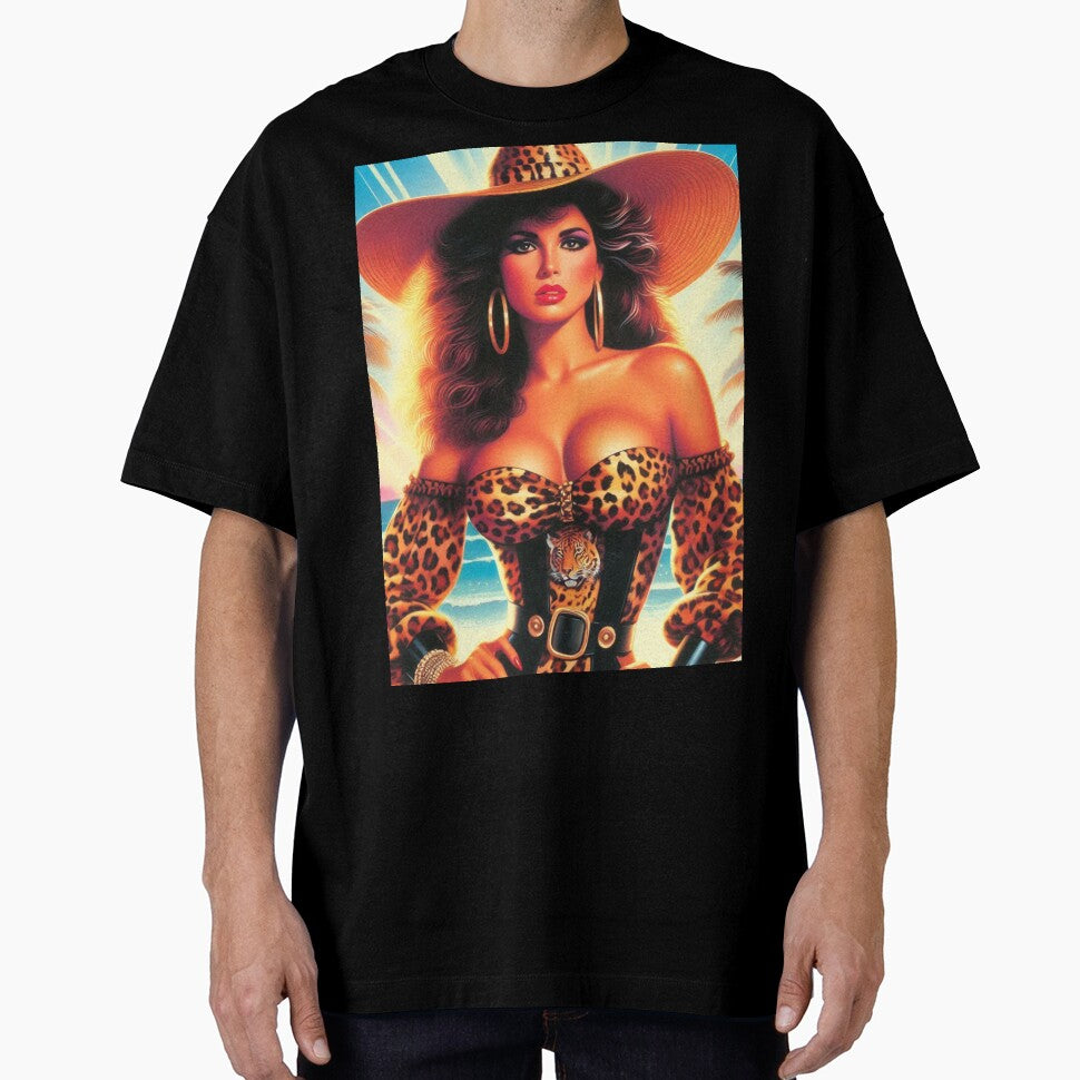 Leopard Print 80s Woman by PulpVintage