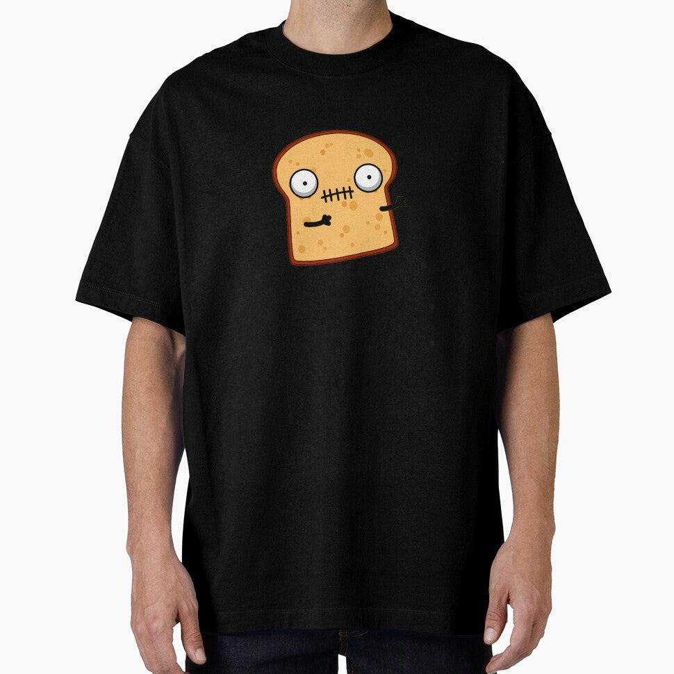 Walking Bread Cute Halloween Zombie Food Pun by punnybone
