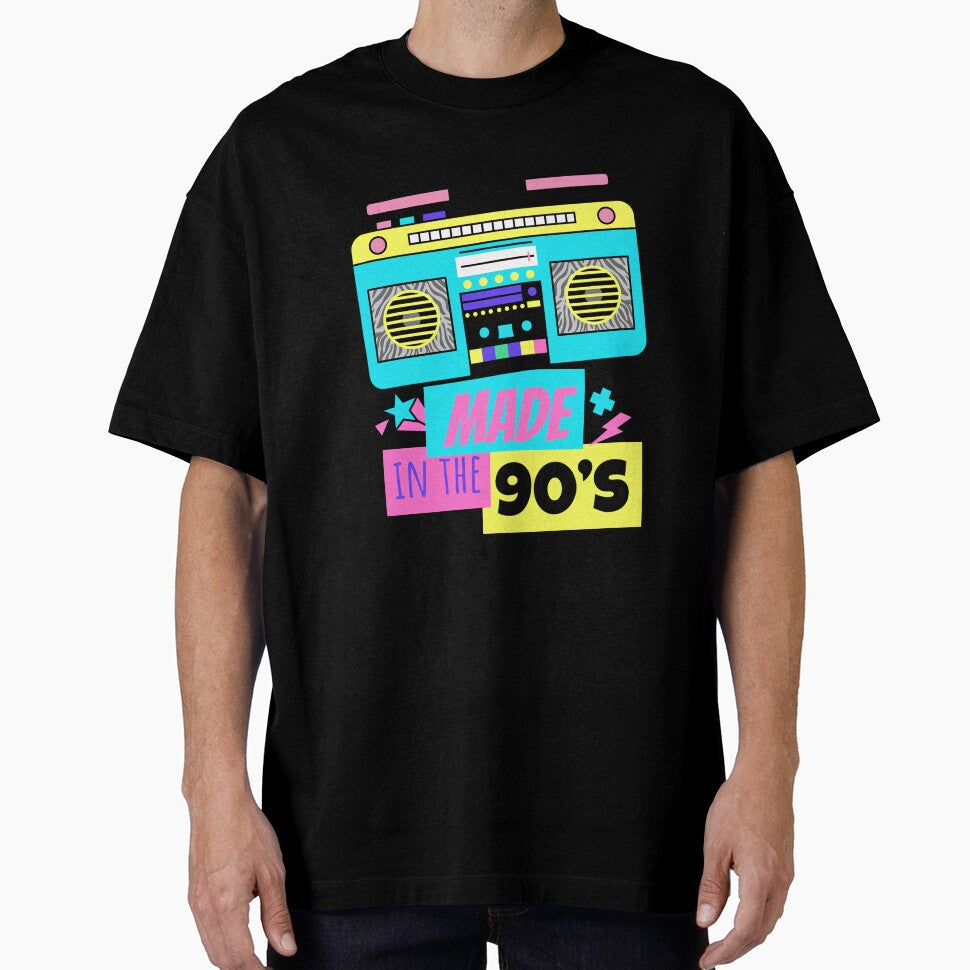 Made In the 90's -  Old School BoomBox 90s Design by onjcdesign