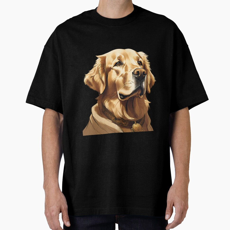 Elegant Golden Retriever Portrait Art by ChicTrendz T-Shirts, Hoodie, Sweatshirt | BlankRebels.com (Image 1)