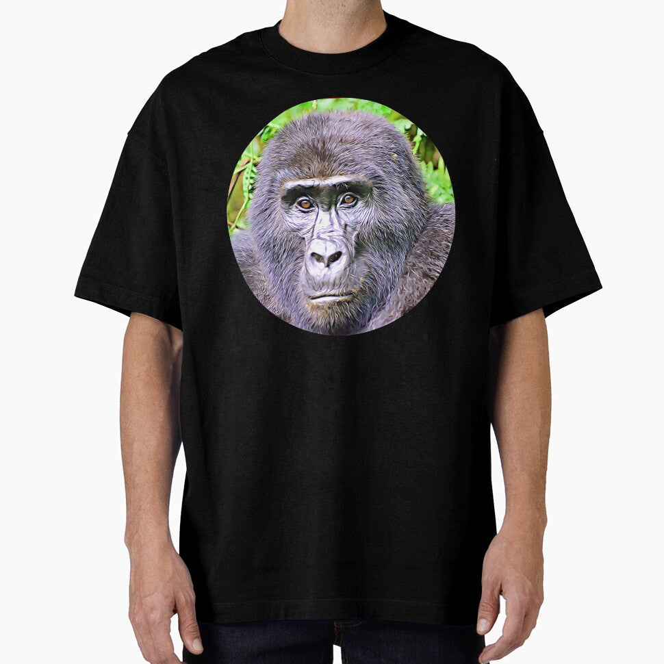 Mountain Gorilla Portrait by RevolutionInPaint T-Shirts, Hoodie, Sweatshirt | BlankRebels.com (Image 1)