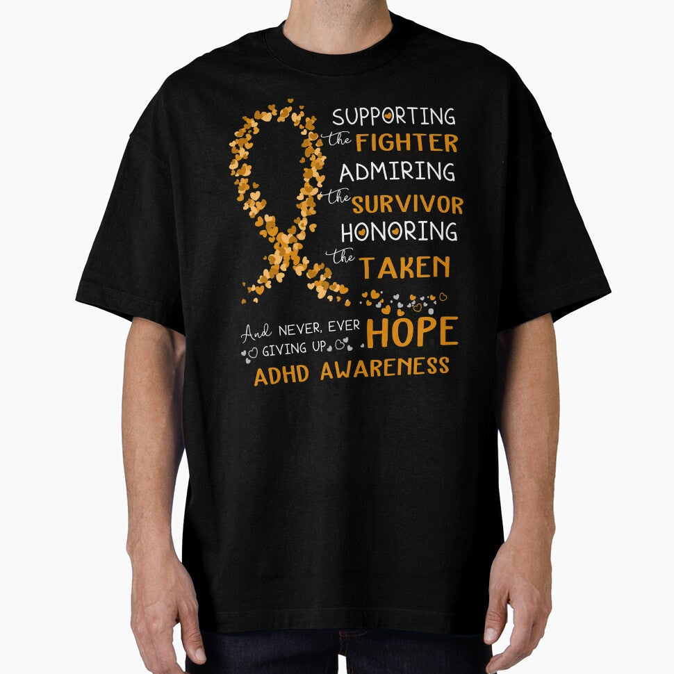 Supporting Fighter ADHD Awareness by largellie T-Shirts, Hoodie, Sweatshirt | BlankRebels.com (Image 1)