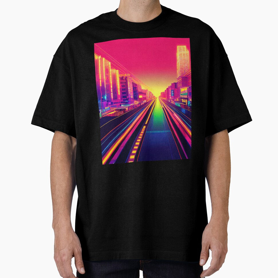 Omaha Neon Vaporwave by ComicsFactory T-Shirts, Hoodie, Sweatshirt | BlankRebels.com (Image 1)
