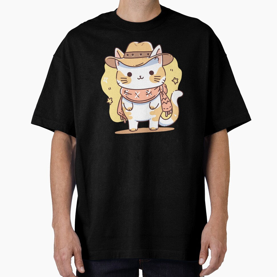 Meowdy Cowboy Cat by Chanaika4 T-Shirts, Hoodie, Sweatshirt | BlankRebels.com (Image 1)
