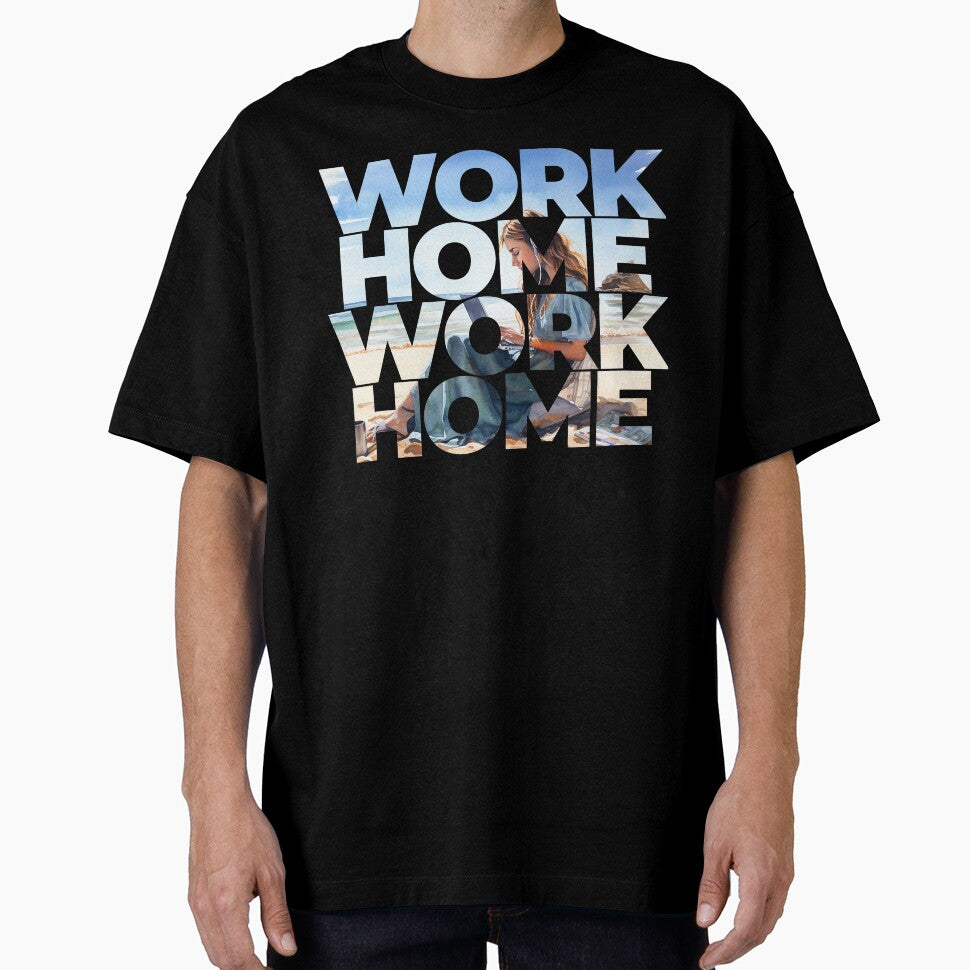 WORK HOME - Work from home by Dahlann T-Shirts, Hoodie, Sweatshirt | BlankRebels.com (Image 1)