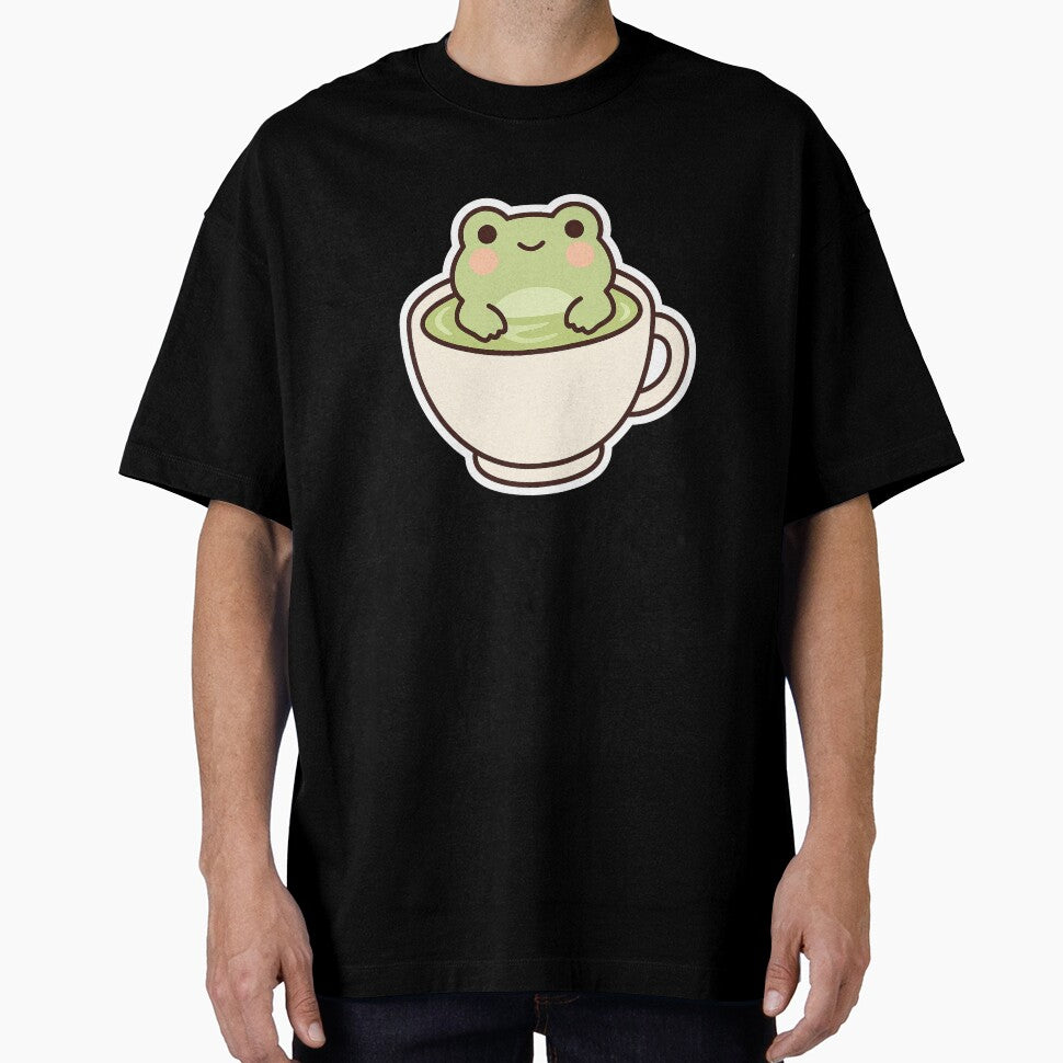 Cozy Matcha Frog Sticker by Tripconic T-Shirts, Hoodie, Sweatshirt | BlankRebels.com (Image 1)