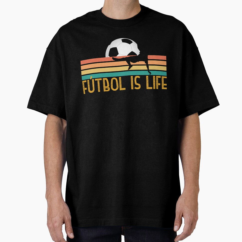 Futbol is life, Vintage gifts for soccer players lovers and fans by llon