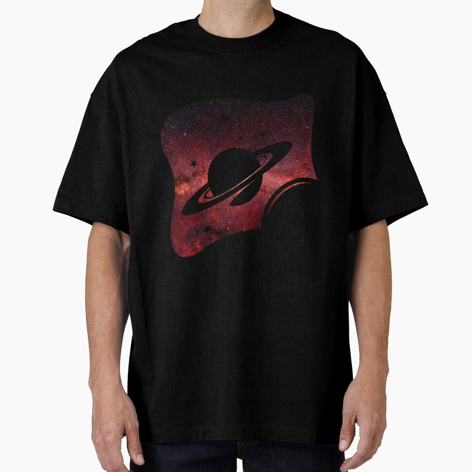 Beautiful galaxy with Saturn by Nunaprettyshop T-Shirts, Hoodie, Sweatshirt | BlankRebels.com (Image 1)