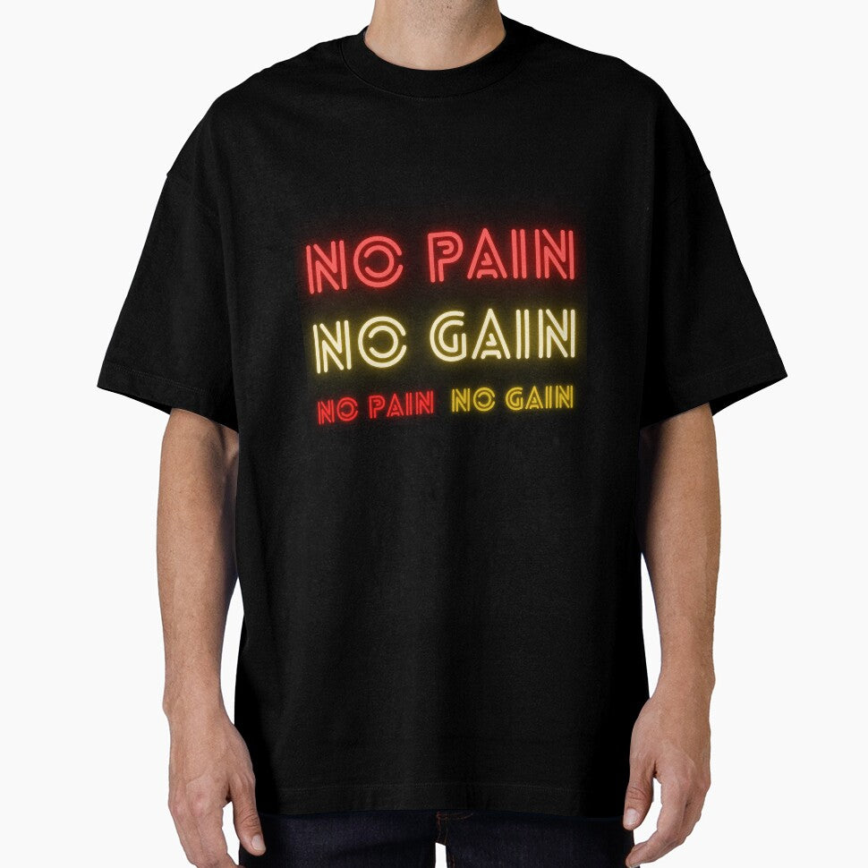 No Pain No Gain Gym Motivation Bodybuilding by nirmalsawlani T-Shirts, Hoodie, Sweatshirt | BlankRebels.com (Image 1)
