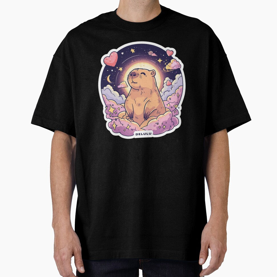 Delulu Capybara Sticker T-Shirts, Hoodie, Sweatshirt