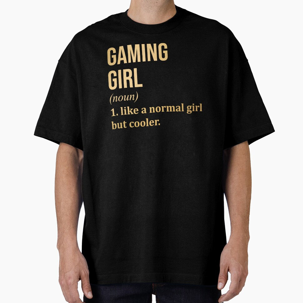 Gaming Girl Definition in Gold by XCIV T-Shirts, Hoodie, Sweatshirt | BlankRebels.com (Image 1)