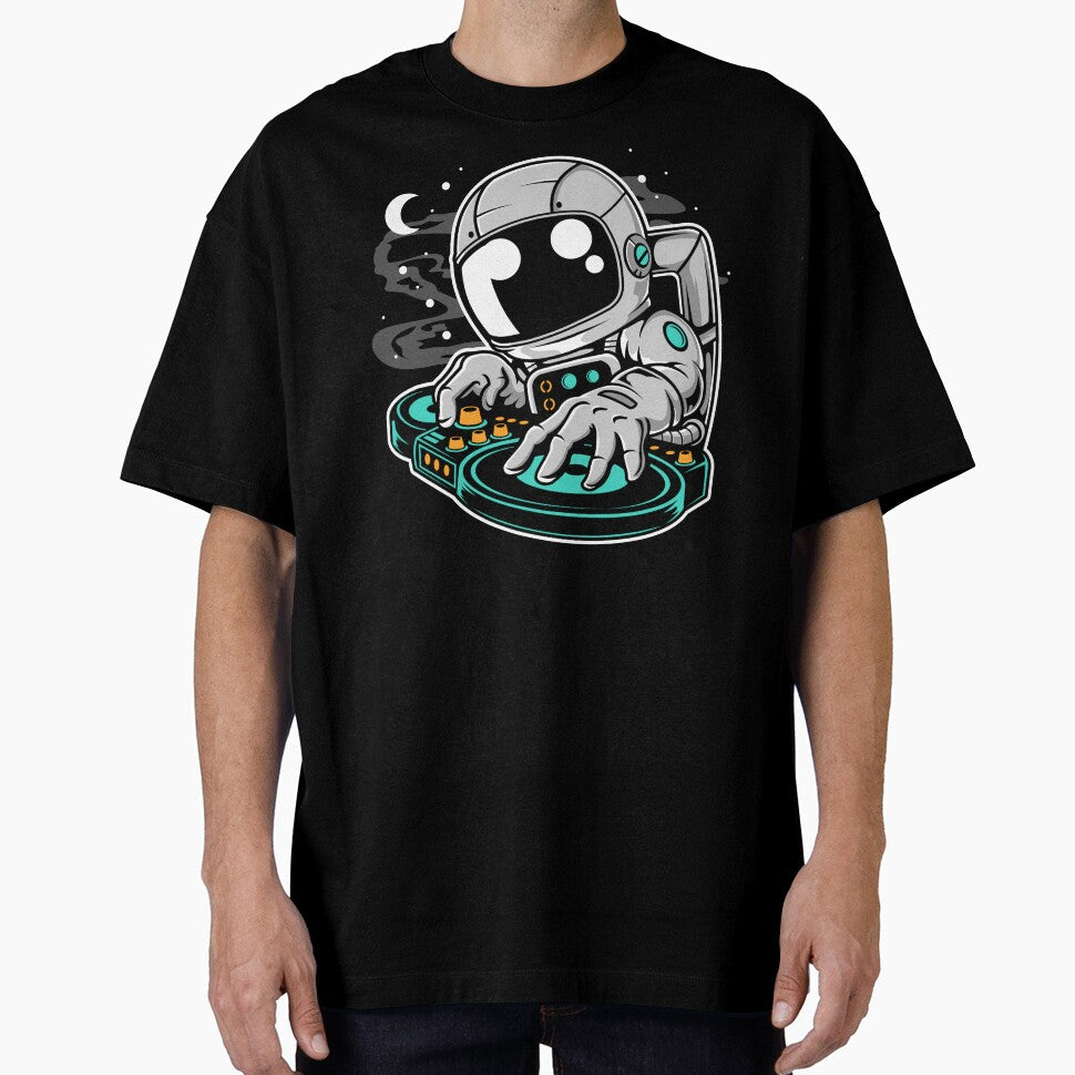 Astronaut DJ Music - Funny Outer Space Lovers by Desteroids T-Shirts, Hoodie, Sweatshirt | BlankRebels.com (Image 1)