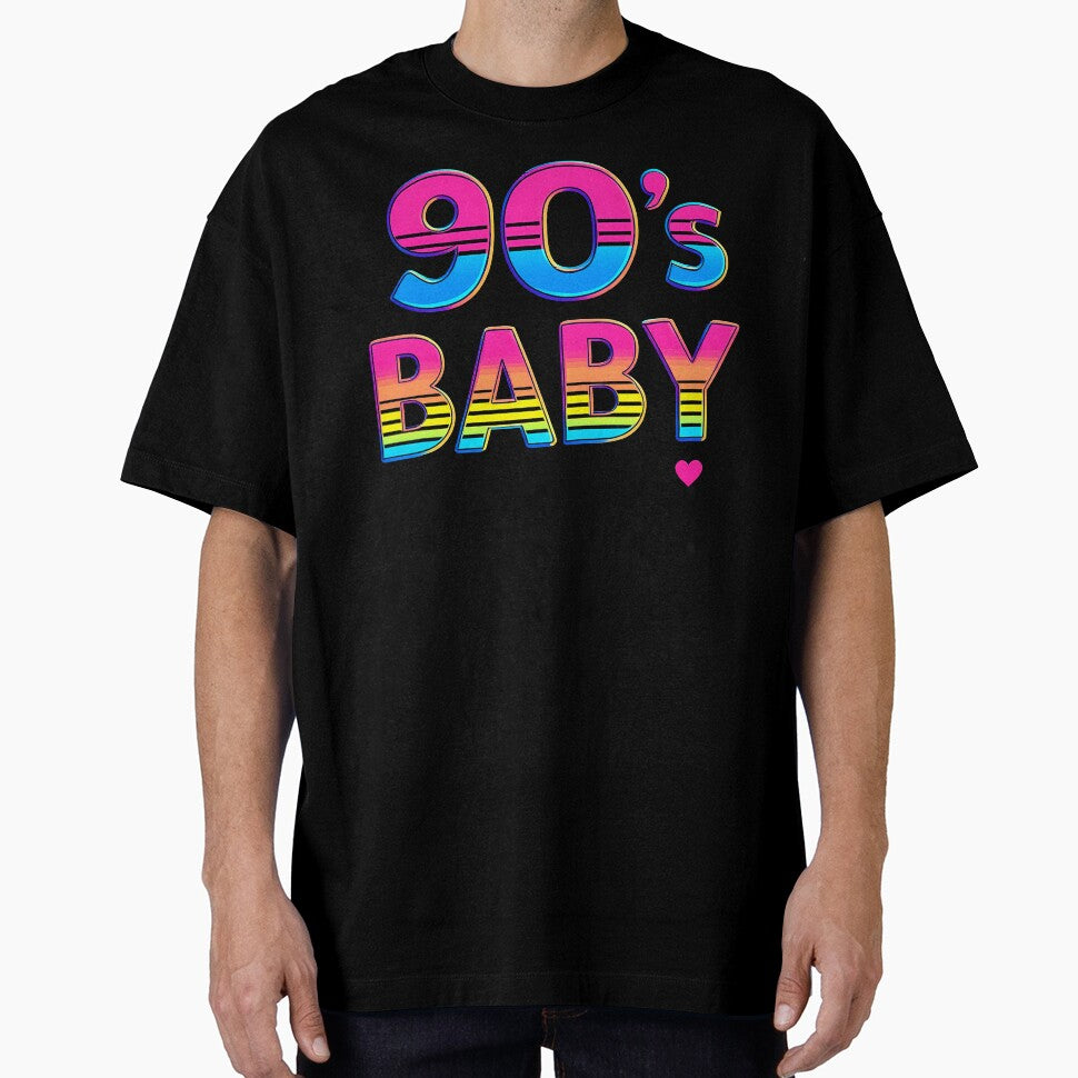 '90's baby'' retro pop quote. by nadyushka-art T-Shirts, Hoodie, Sweatshirt | BlankRebels.com (Image 1)