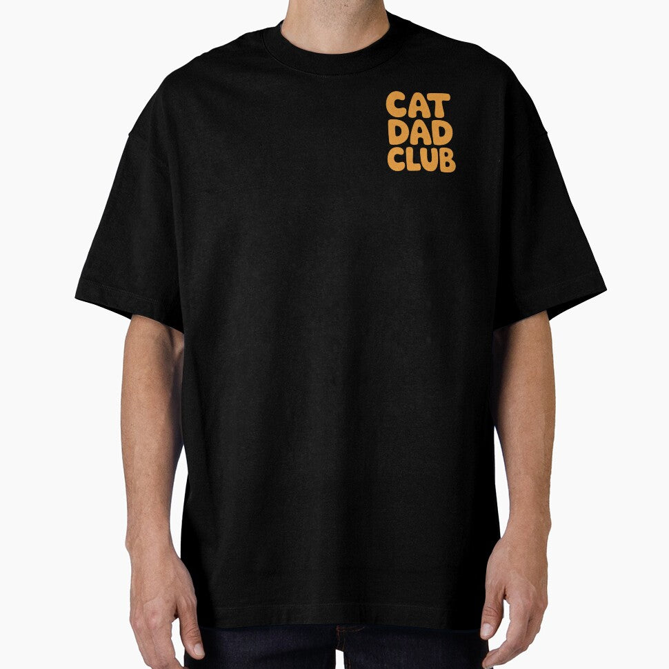 Funny Cat Dad Club Life is Better with Cats Men Dad 2 Sided by faridman T-Shirts, Hoodie, Sweatshirt (Image 1)