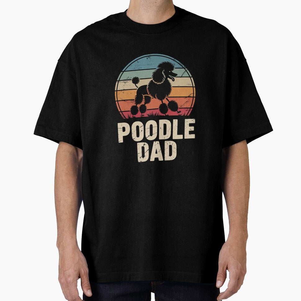 Poodle Dad - Vintage Father's Day Puppy Owner Pet Love by RuthGAArt T-Shirts, Hoodie, Sweatshirt | BlankRebels.com (Image 1)