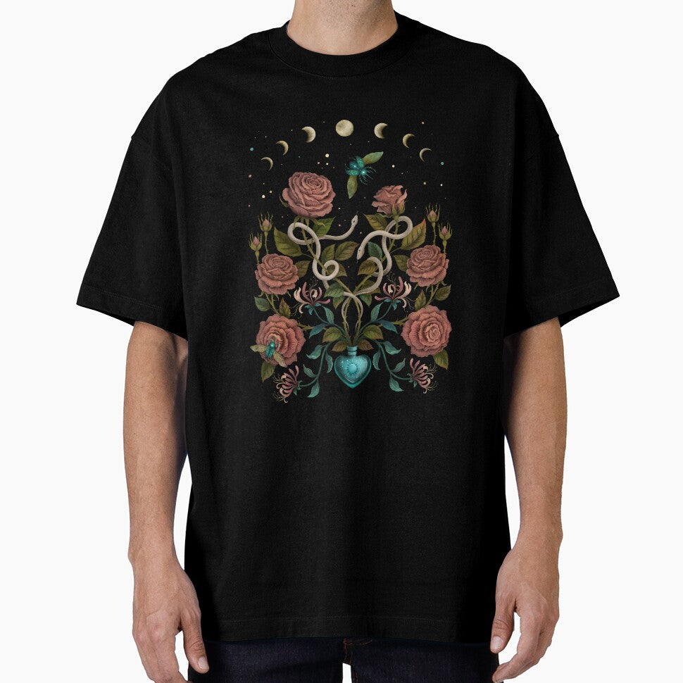 Rose and Honeysuckle by episodicDrawing T-Shirts, Hoodie, Sweatshirt | BlankRebels.com (Image 1)