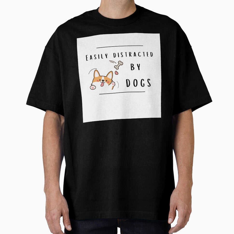 Easily Distracted by Dogs by Art-by-Rita T-Shirts, Hoodie, Sweatshirt | BlankRebels.com (Image 1)