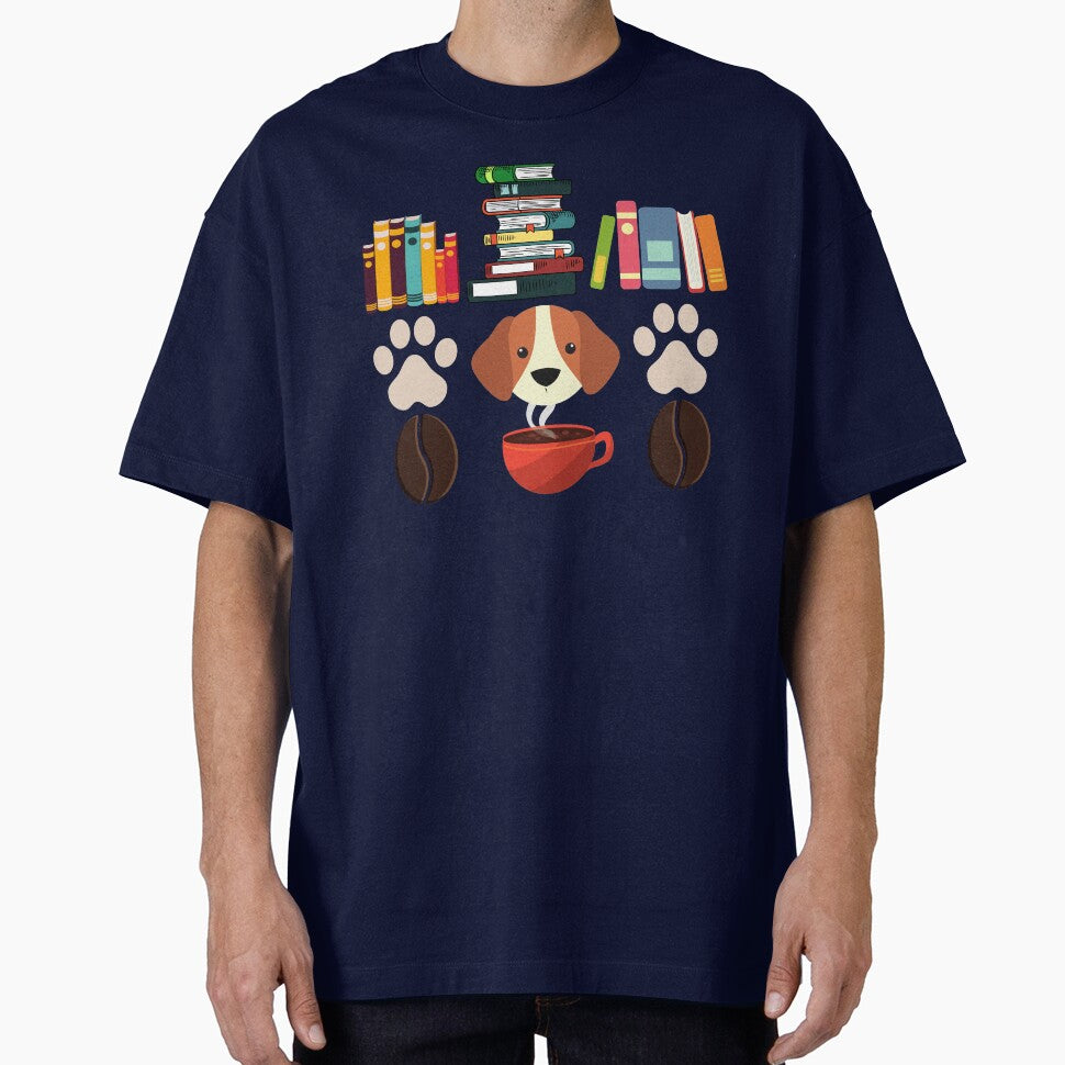 Books Dogs and Coffee by VBeesTees T-Shirts, Hoodie, Sweatshirt | BlankRebels.com (Image 1)