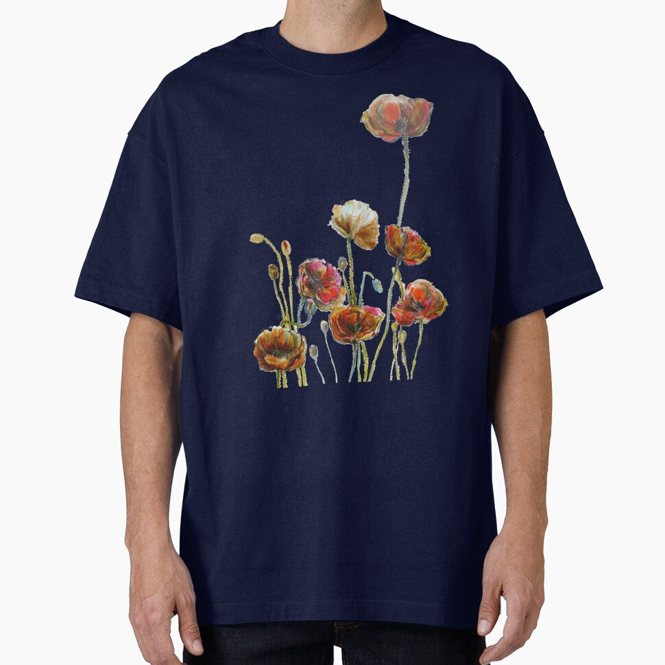 Poppy Flower illustration - 3 by FanitsaArt T-Shirts, Hoodie, Sweatshirt | BlankRebels.com (Image 1)