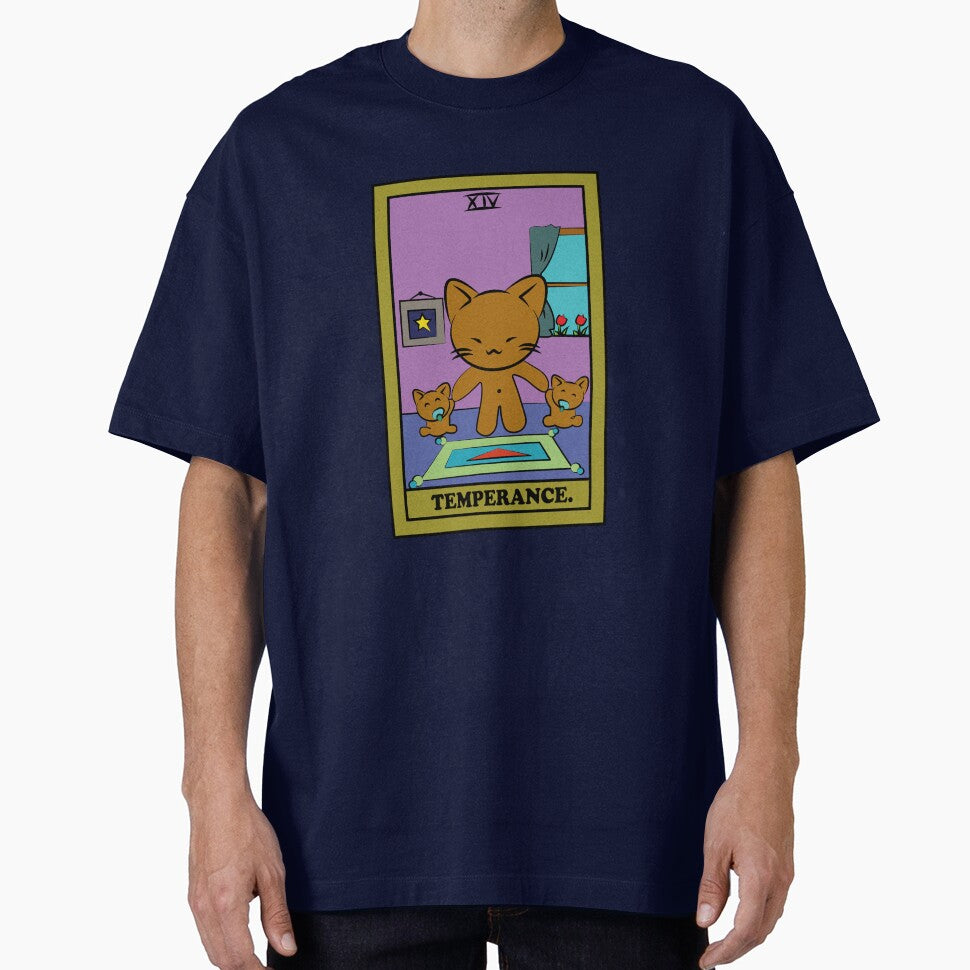 TAROT CARDS | TEMPERANCE. | CAT by FalconLifeStore T-Shirts, Hoodie, Sweatshirt | BlankRebels.com (Image 1)