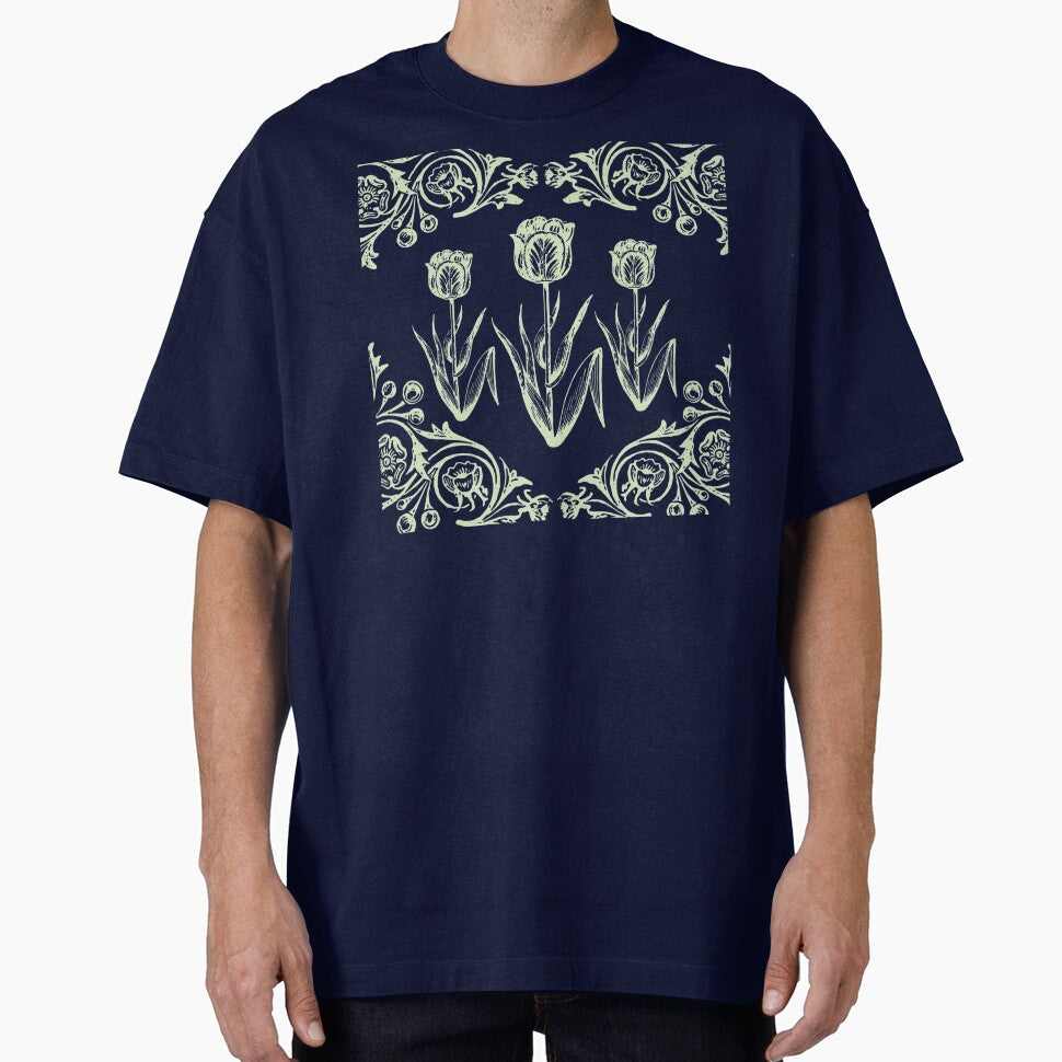 Three Tulips Sage Green by Smart-Arts T-Shirts, Hoodie, Sweatshirt | BlankRebels.com (Image 1)
