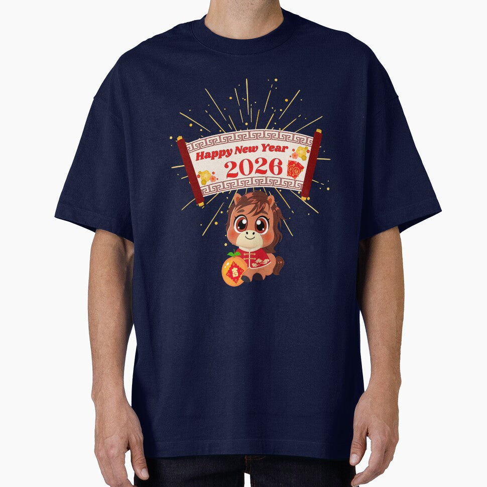 Horse New Year by Liz Redbrake T-Shirts, Hoodie, Sweatshirt | BlankRebels.com (Image 1)