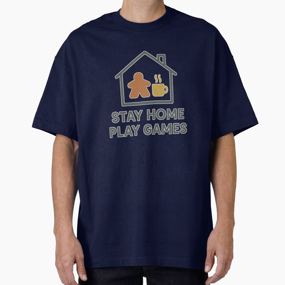 Stay Home Play Games Board Game Art by Graphics4X