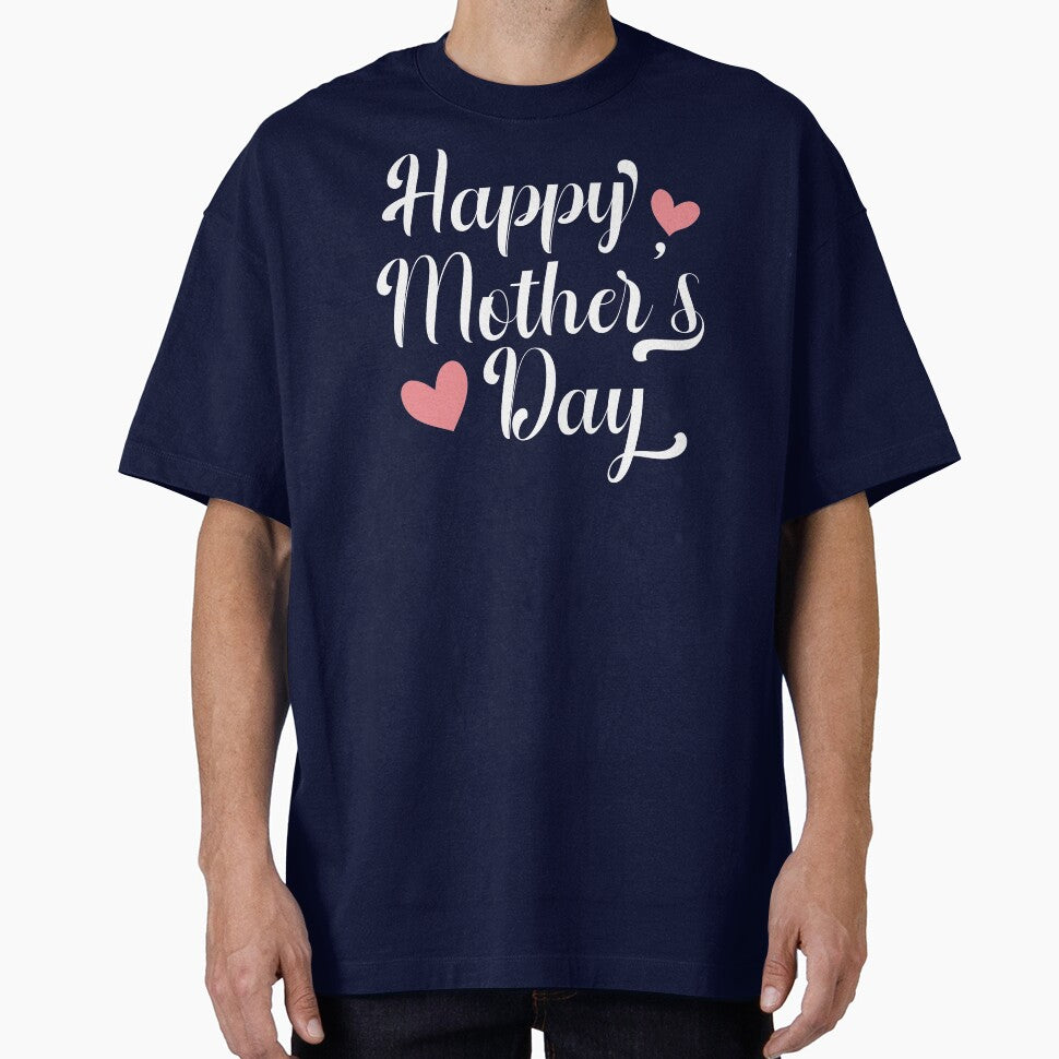 Simple and Elegant Happy Mother's Day Calligraphy by Hommie9977 T-Shirts, Hoodie, Sweatshirt | BlankRebels.com (Image 1)