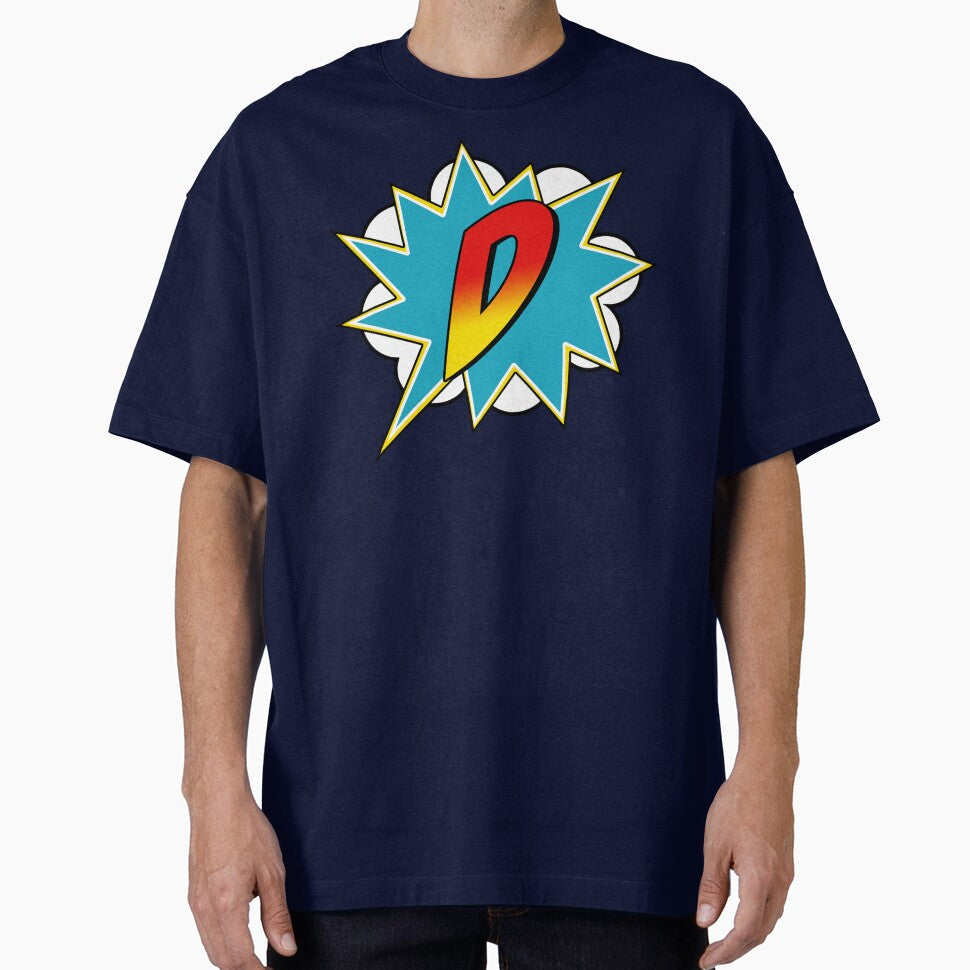 Letter D Superhero Name Comic T-Shirts, Hoodie, Sweatshirt