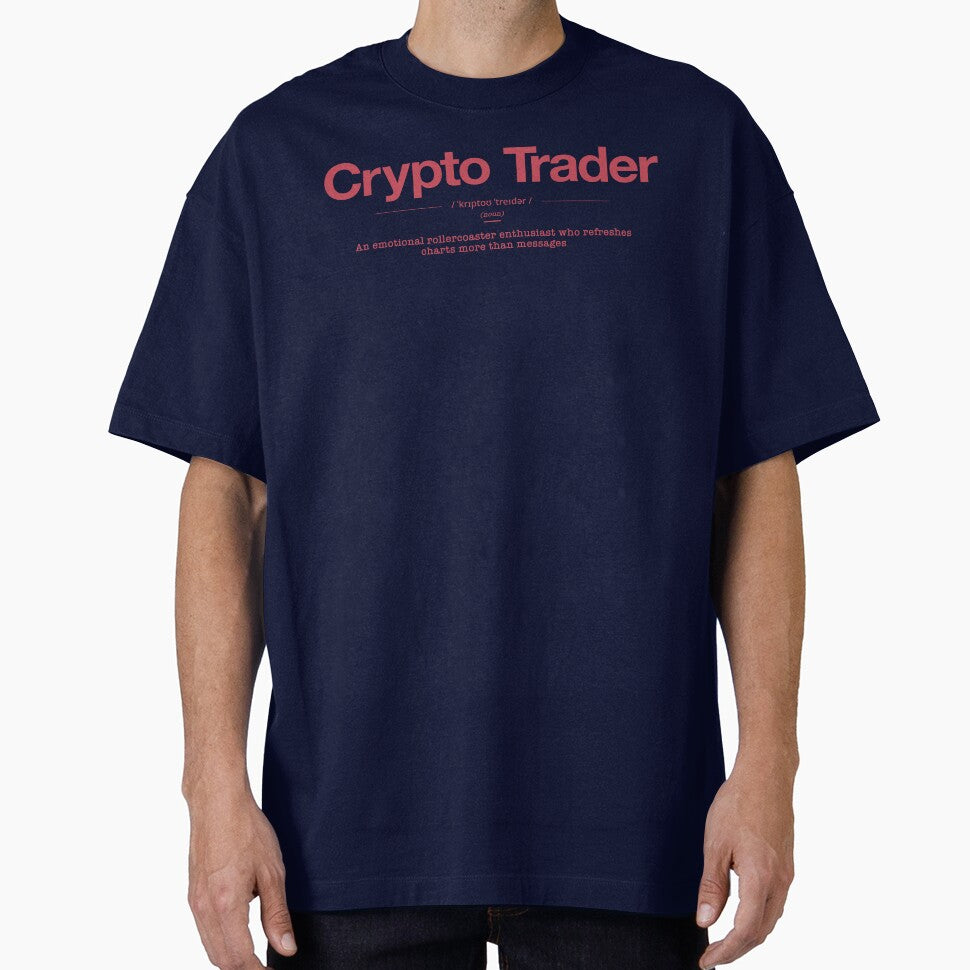Crypto Trader Dictionary Definition Shirt – Funny Bitcoin Investor by PixelGrafiks Hoodie, Sweatshirt (Image 1)