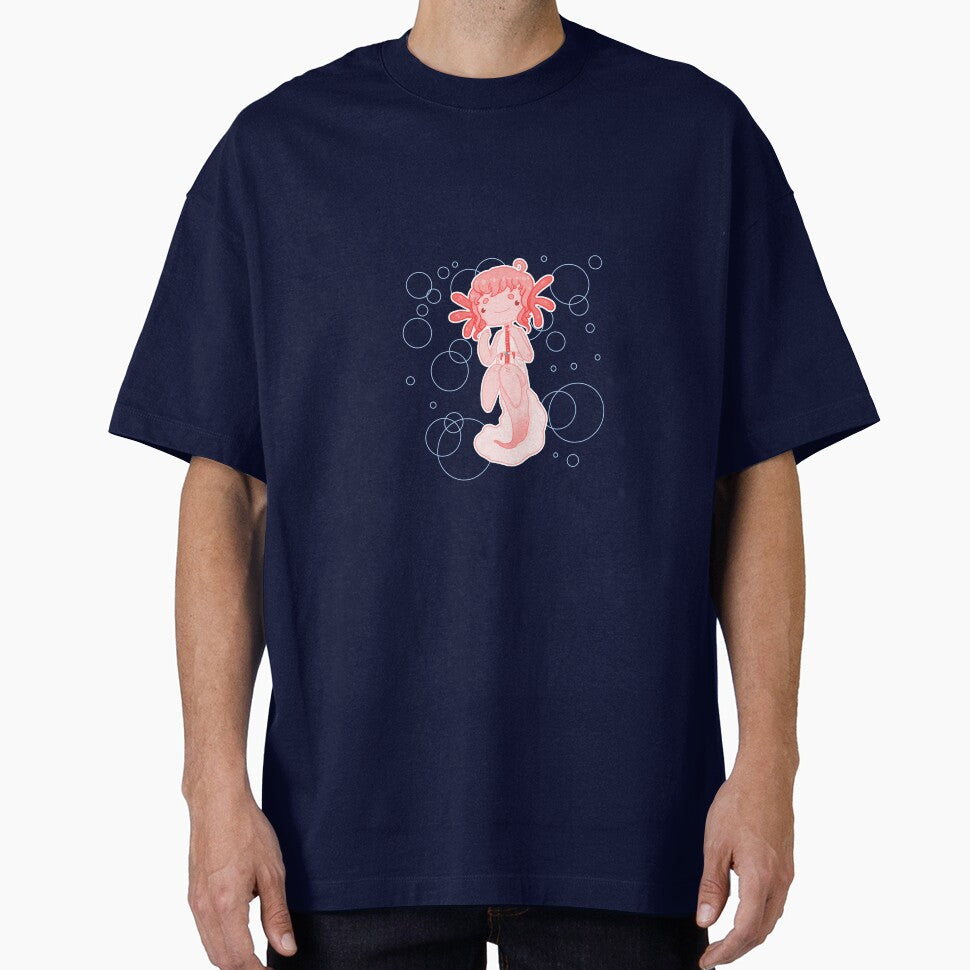 Cute Chibi Axolotl Girl by SydneyMaeBee T-Shirts, Hoodie, Sweatshirt | BlankRebels.com (Image 1)