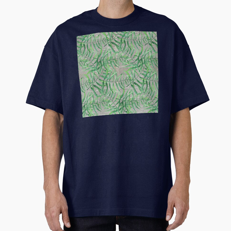 Fern Leaves - botanical print - vintage foliage hipster by Pavnud T-Shirts, Hoodie, Sweatshirt | BlankRebels.com (Image 1)