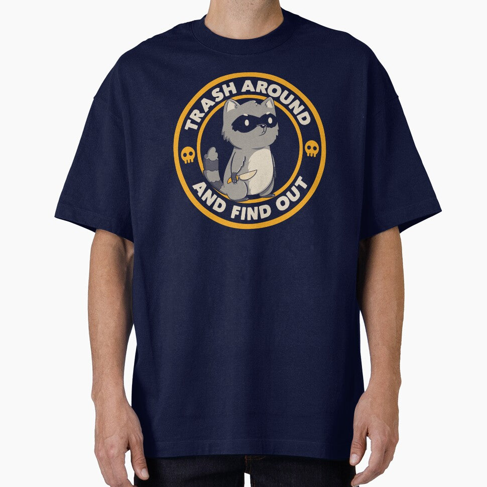 Trash Around Raccoon Purple by Tobe Fonseca by Tobe Fonseca® T-Shirts, Hoodie, Sweatshirt | BlankRebels.com (Image 1)