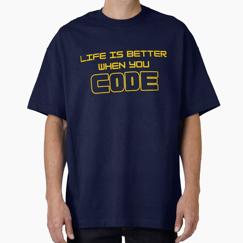 Life is Better When You Code by LiToDesignCo T-Shirts, Hoodie, Sweatshirt | BlankRebels.com (Image 1)