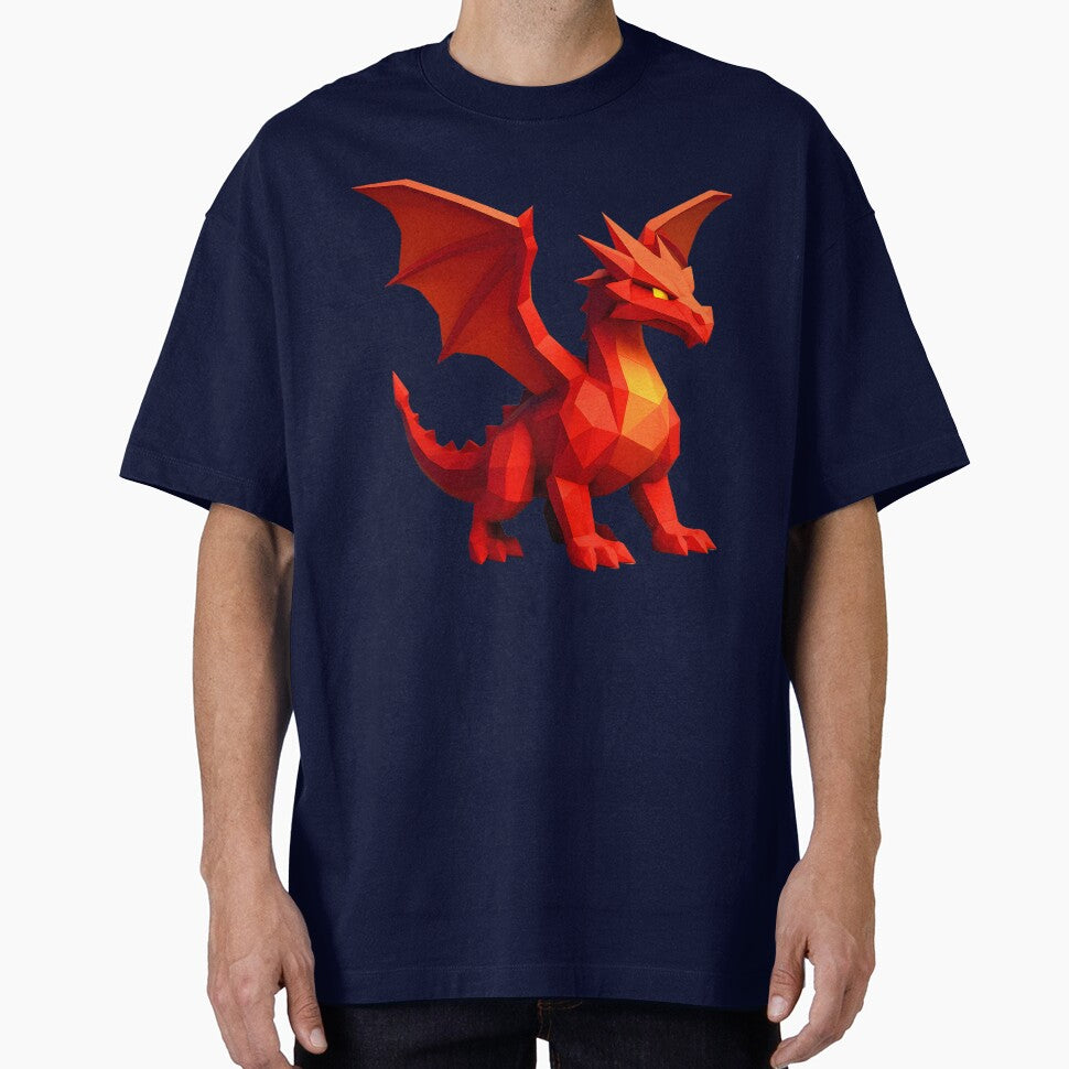 Red Dragon 3D by Dorlax Colours T-Shirts, Hoodie, Sweatshirt | BlankRebels.com (Image 1)