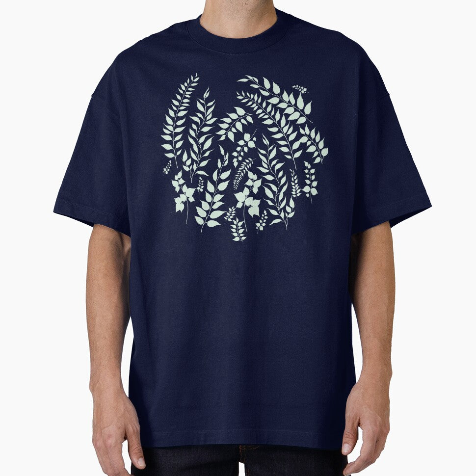 Greenery Botanical Print Sage and White by SilverPegasus T-Shirts, Hoodie, Sweatshirt | BlankRebels.com (Image 1)