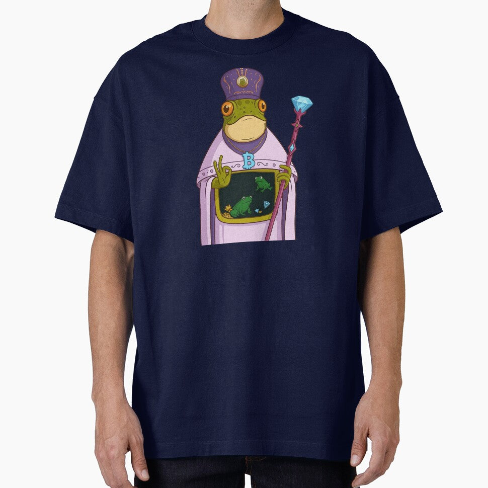 Crypto Frog King — Meme Royalty by MarinaBlackArt