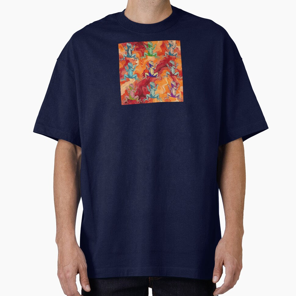 Bearded Dragon Pattern - Pop Art by HausKatz T-Shirts, Hoodie, Sweatshirt | BlankRebels.com (Image 1)