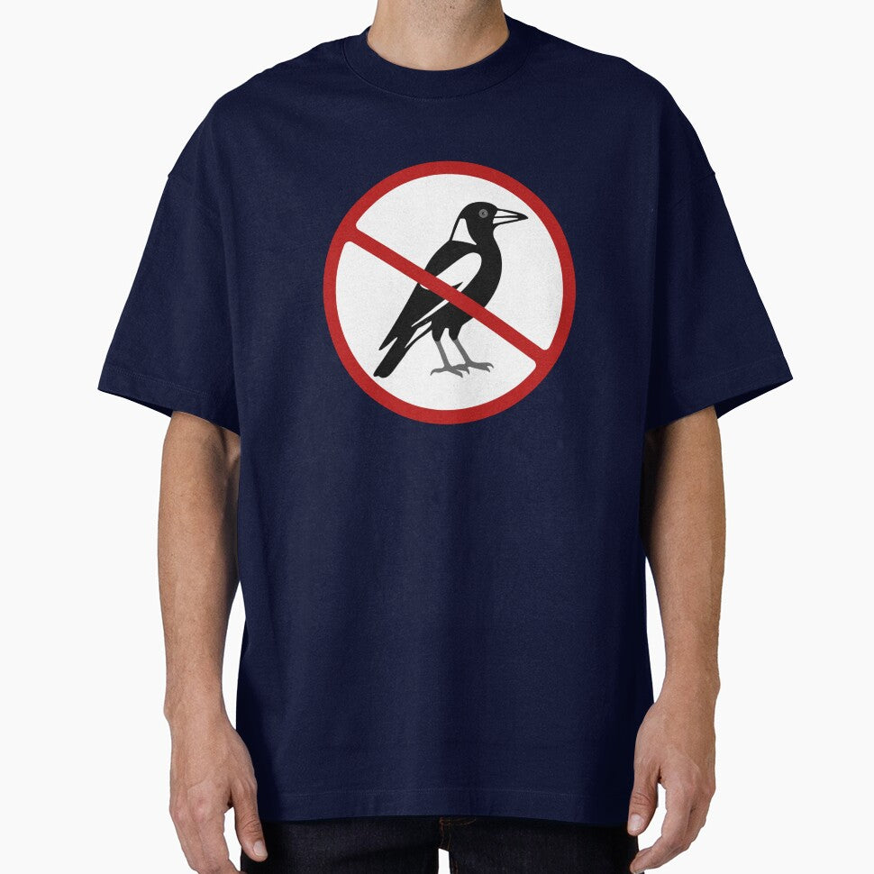 Prohibited Sign, Magpie Sign, Birds, Novelty Sign by AASparksDesigns