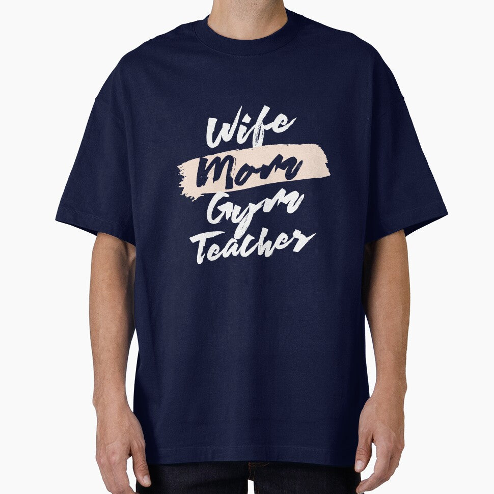 Cute Wife Mom Gym Teacher Gift Idea by betternotes T-Shirts, Hoodie, Sweatshirt | BlankRebels.com (Image 1)