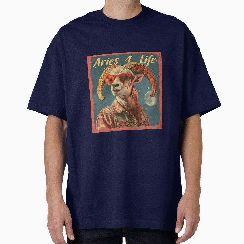 Aries 4 Life Retro by Sototos® ⭐⭐⭐⭐⭐ T-Shirts, Hoodie, Sweatshirt | BlankRebels.com (Image 1)