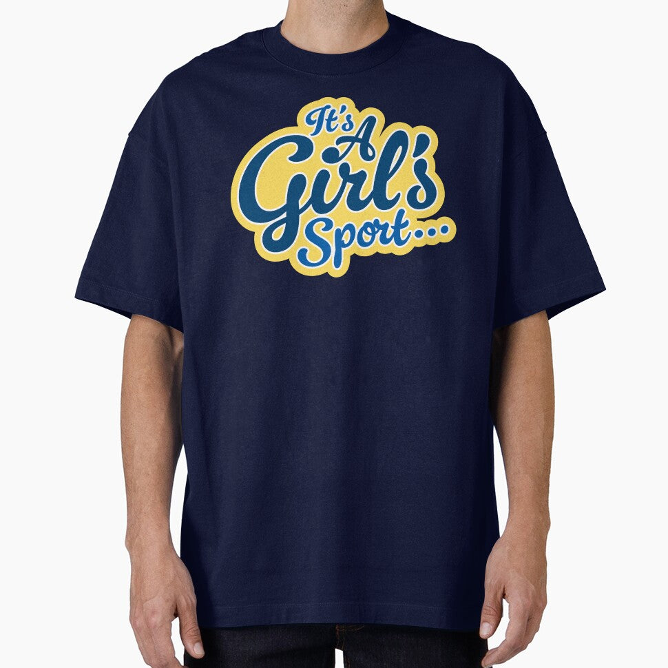 It's A Girl's Sport - Navy And Yellow by Cocktails4Mums