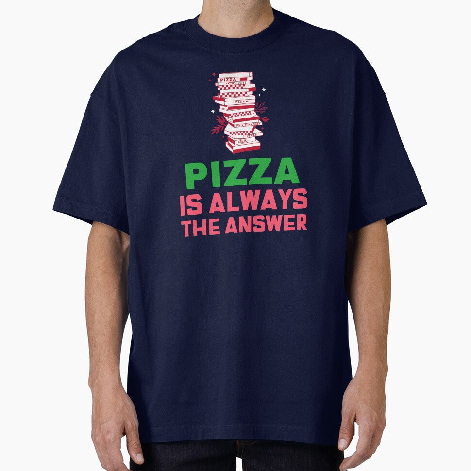 Pizza Is Always The Answer by Balkanfood T-Shirts, Hoodie, Sweatshirt | BlankRebels.com (Image 1)