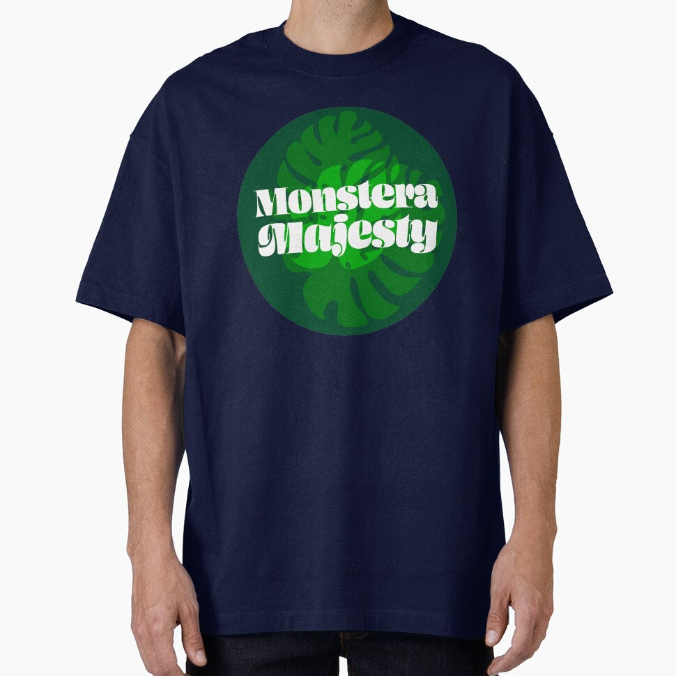 Monstera Majesty Green Circle by hannahasprey T-Shirts, Hoodie, Sweatshirt | BlankRebels.com (Image 1)