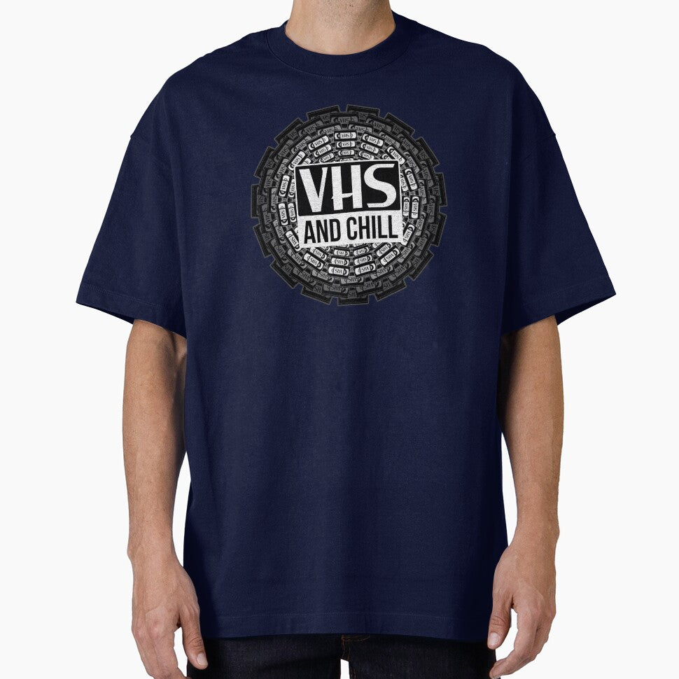 VHS AND CHILL by Aries Custom T-Shirts, Hoodie, Sweatshirt | BlankRebels.com (Image 1)