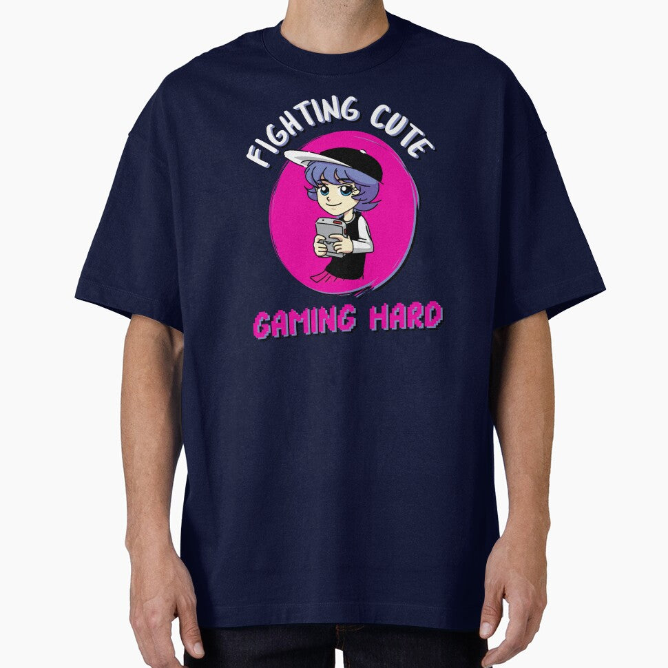 Fighting Cute, Gaming Hard: Anime Gamer by SuperstyleTees T-Shirts, Hoodie, Sweatshirt | BlankRebels.com (Image 1)