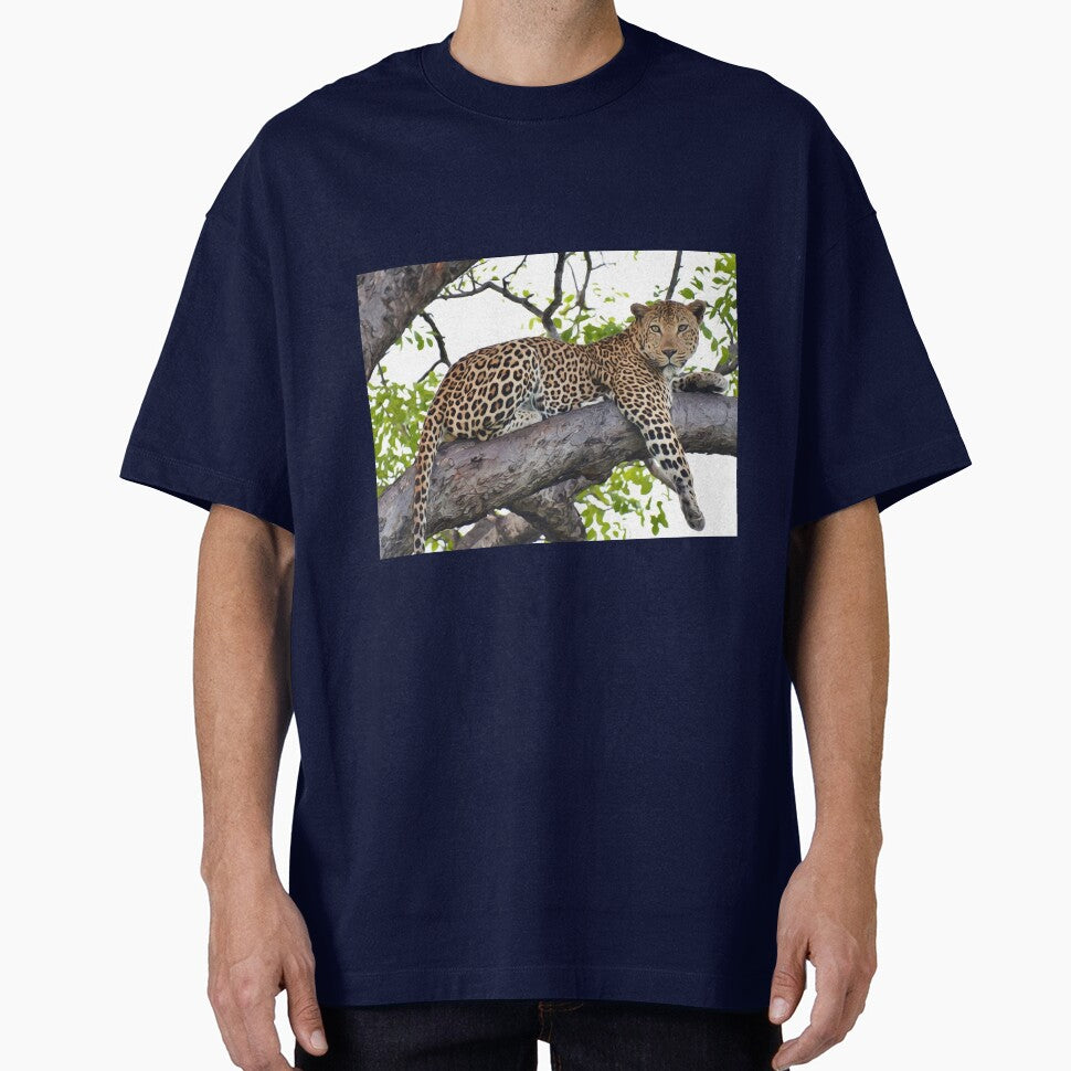 Leopard In A Tree | African Wildlife by Artisnaps T-Shirts, Hoodie, Sweatshirt | BlankRebels.com (Image 1)