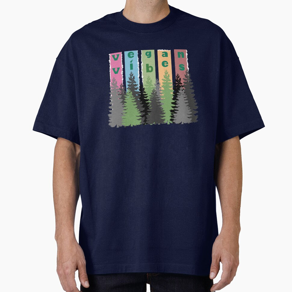 Retro Vegan Vibes by dacdibac T-Shirts, Hoodie, Sweatshirt | BlankRebels.com (Image 1)