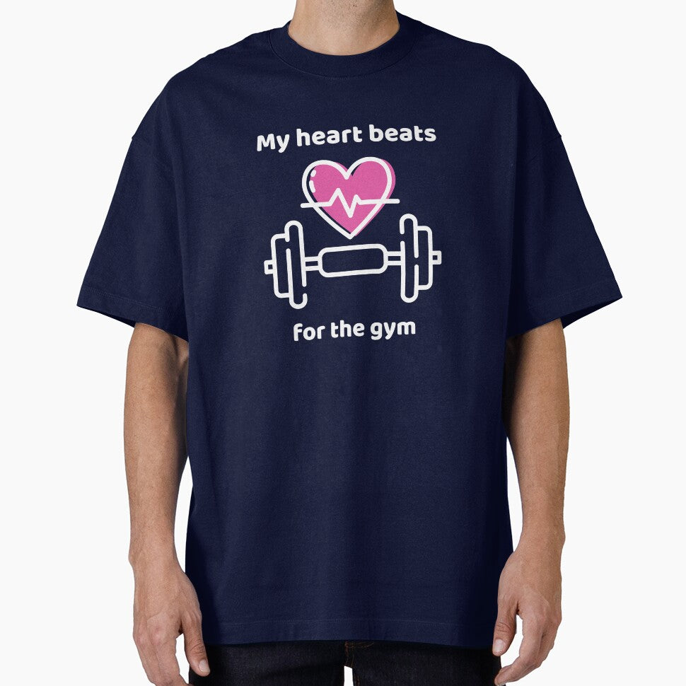 My Heart Beats For The Gym by liftdesign T-Shirts, Hoodie, Sweatshirt | BlankRebels.com (Image 1)