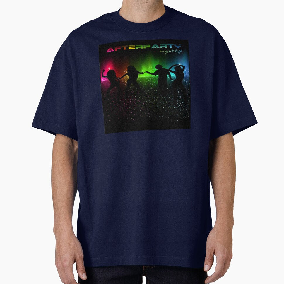 Afterparty Nightlife Abstract Colorful Sound Wave by WearWolfDesigns T-Shirts, Hoodie, Sweatshirt | BlankRebels.com (Image 1)